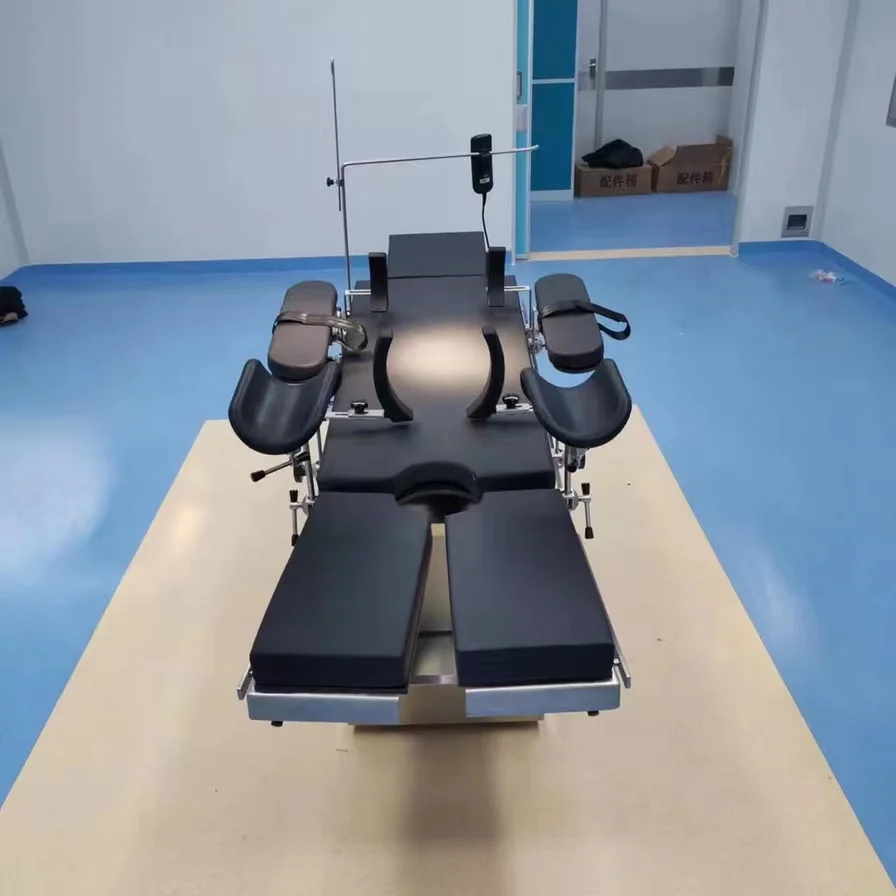 Electric Operating Table For General Surgery And Urology Metal Plastic Steel Material Hydraulic Or Manual Power Source