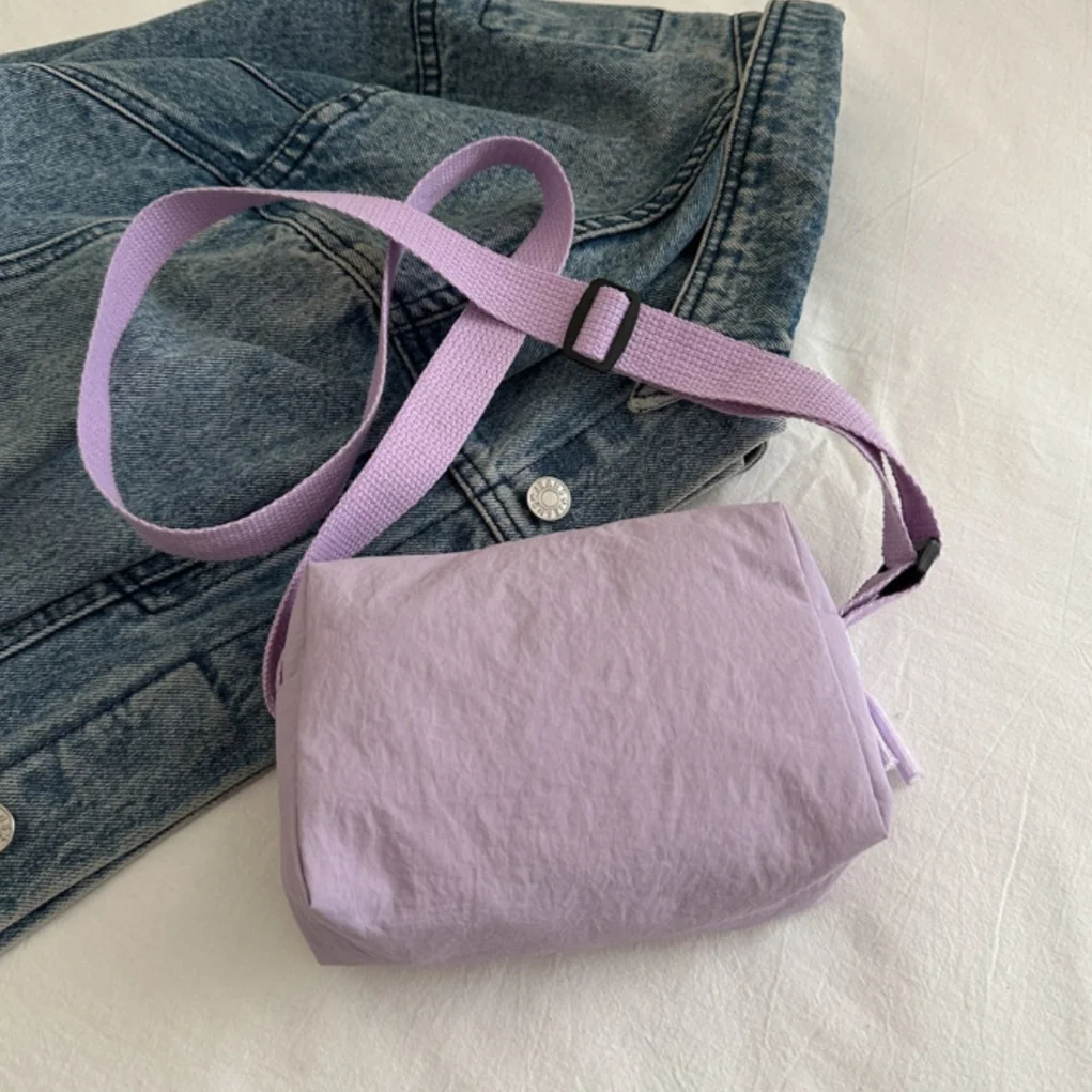 Leichte Damen-Umhängetasche für Pendler, einfache, einfarbige Sport-Hüfttasche, lässige Brusttasche für den täglichen Gebrauch und die Arbeit – Detail 14