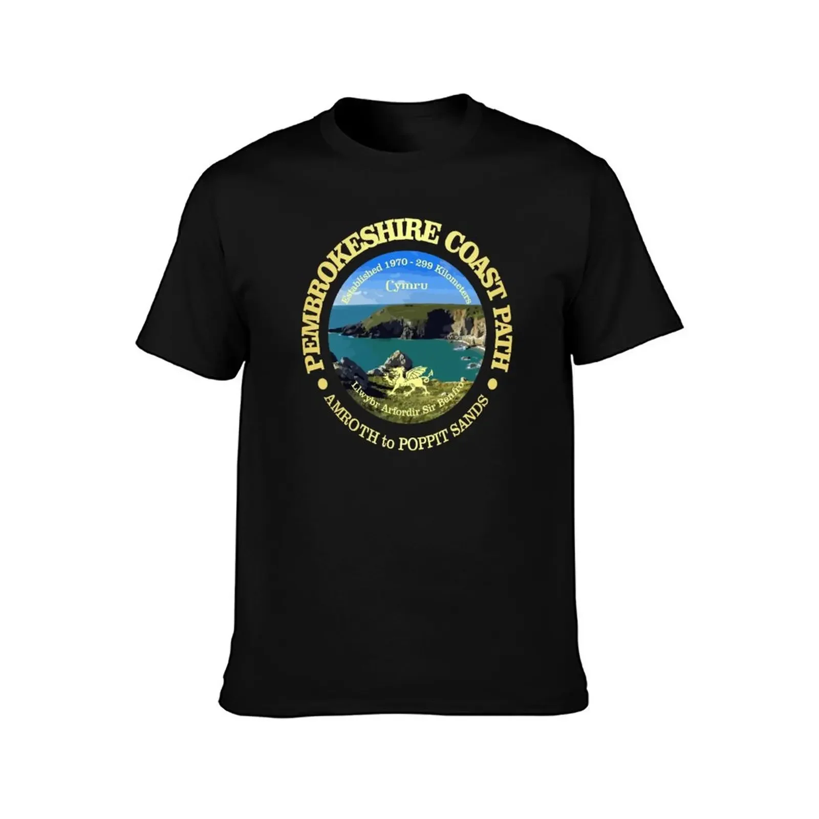 Pembrokeshire Coast Path (OBP) T-Shirt oversized t shirt graphic t shirts tees t shirts for men graphic