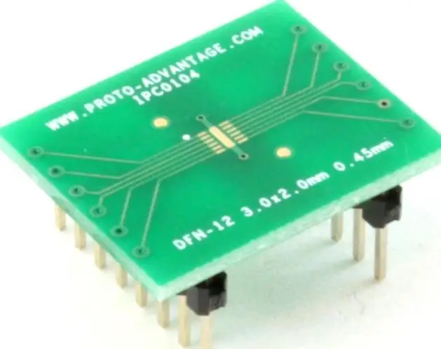 IPC0104 DFN-12 to DIP-16 SMT Adapter