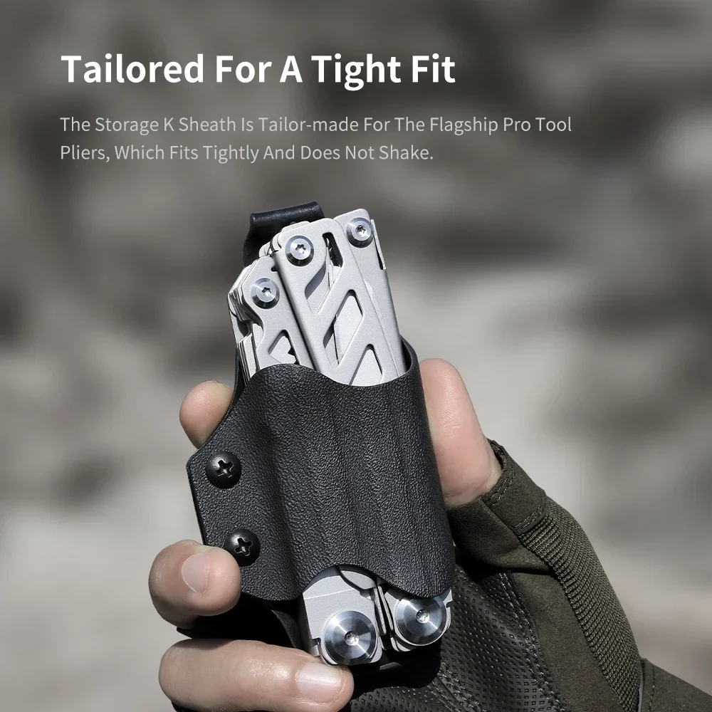 Imagem -05 - Nextool Emblemático Pro Dobrável Faca Cintura Bolsa Kydex Tático Multi-ferramenta k Bainha Multitool Edc Case Lâmina Fixa Titular Ferramentas Bainha
