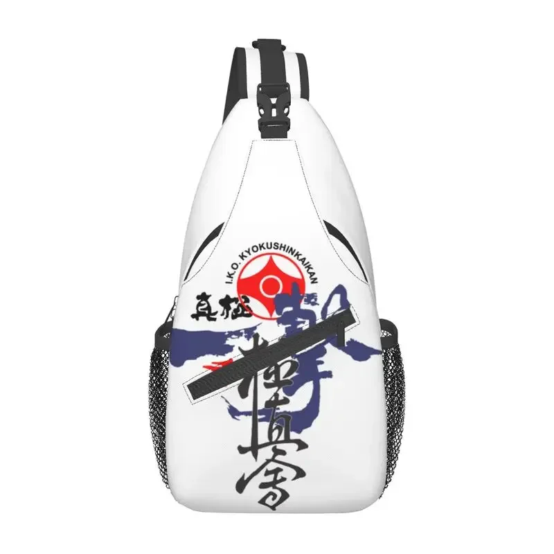 

Kyokushi Karate Sling Chest Bag Custom Martial Arts Shoulder Crossbody Backpack for Men Traveling Daypack