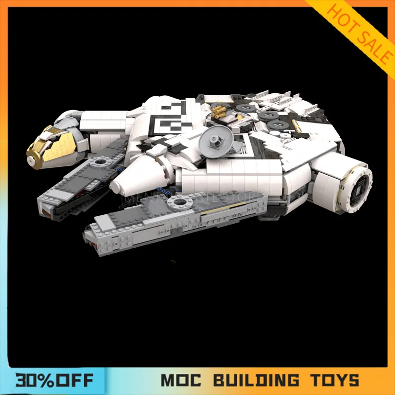 3117PCS Customized MOC Millennium-Falcon Inspired Experimental Spacecraft Model Building Blocks Bricks DIY Creative Toys Gifts