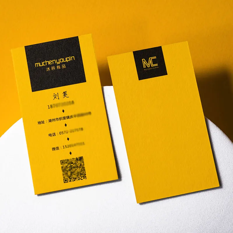 Kartu Nama Khusus Pencetakan dua sisi penuh warna Warna-warni Multi-warna dalam Sistem Warna Macaron Timbul Debossed