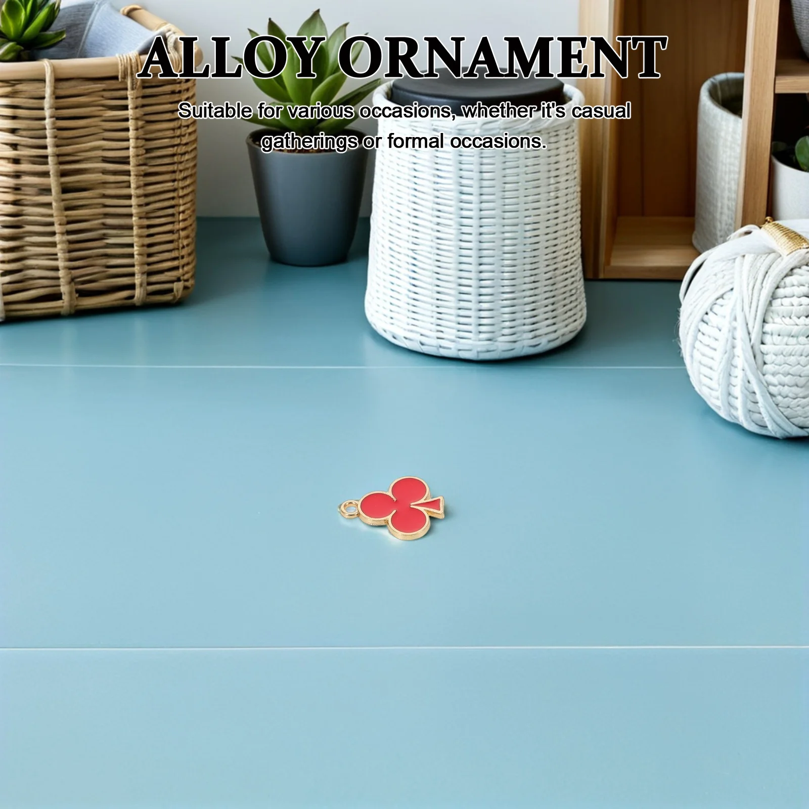 

40Pcs Assorted Pendants Set Spade Club for DIY Necklace Bracelet Earring Craft Projects Charms for Bracelets