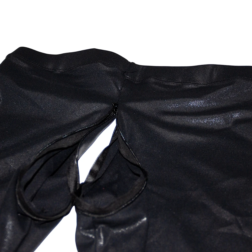 Pantalon de yoga auditiXI à couture brillante pour femme, leggings de sport, grande taille