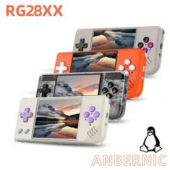 ANBERNIC RG28XX Retro handheld game console 2.83 inch IPS screen Linux OS built-in 3100mAH battery PSP birthday gift