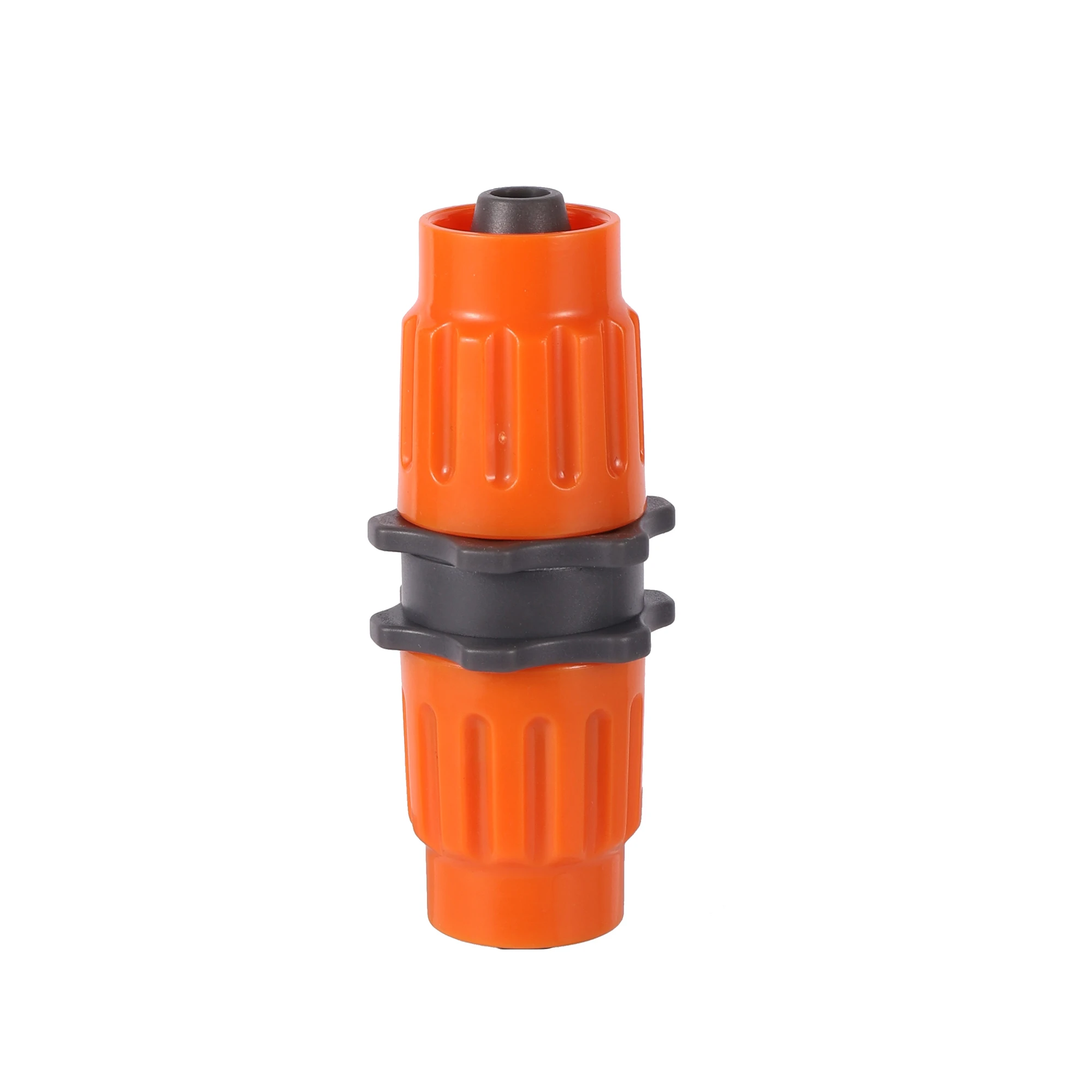 Pipe Locking Fitting Retractable Tube 8/11mm Hose Fittings 3/8 Inch Hose Repair Fittings Garden Irrigation Hose Fittings Orange