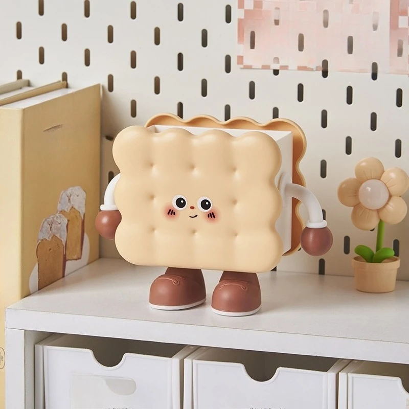 Cute Bread Cup Pen Holder Desktop Pen Holder Mobile Phone Holder Office Desktop Storage Bucket