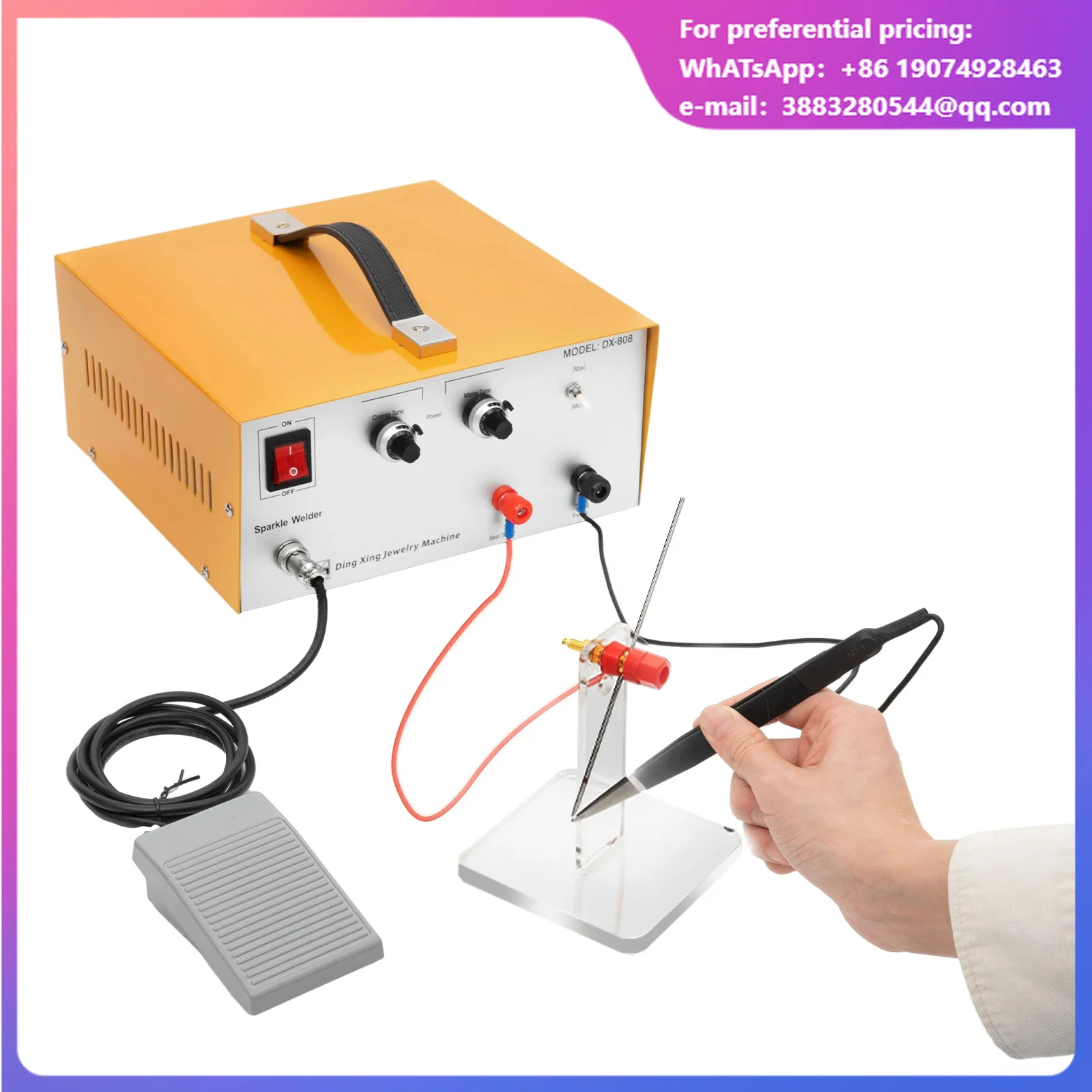Industrial Metal Welder - 500W Output & Overload Protection For Mass Production
