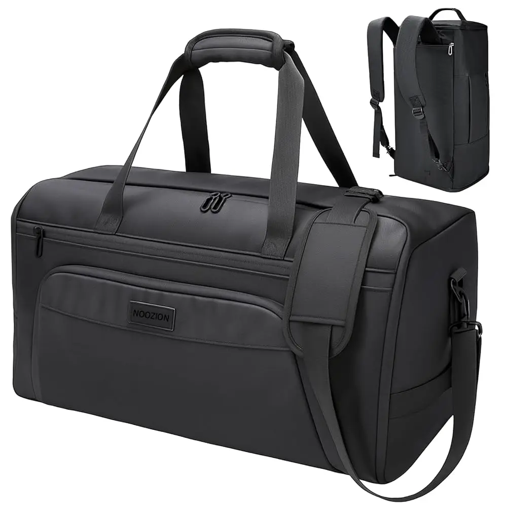 

Garment Duffle Bag for Travel, 3-in-1 Convertible Carry On Suit Bag with Shoe Compartment, Lightweight Overnight Business Tr
