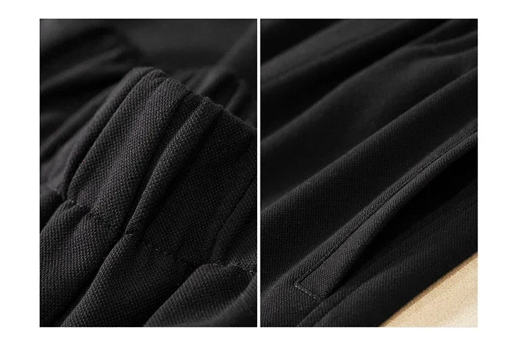 SENTUBILA Weite Sweatpants für Damen, Casual-Hose, Koreanische Mode 2026, Hose mit elastischem Bund, Damenbekleidung, Streetwear 153KA3216 – Detail 11