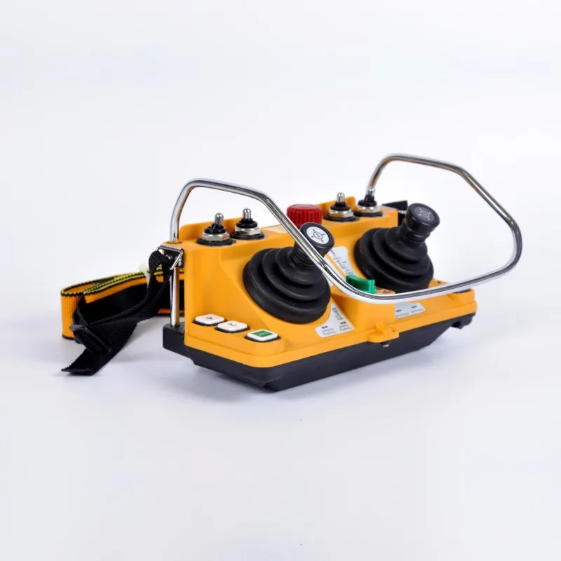 TELECRANE F24-60 Industrial Crane Remote Wireless Controller 2 five step Joysticks AC380V AC220V AC36V UHF for Hoist