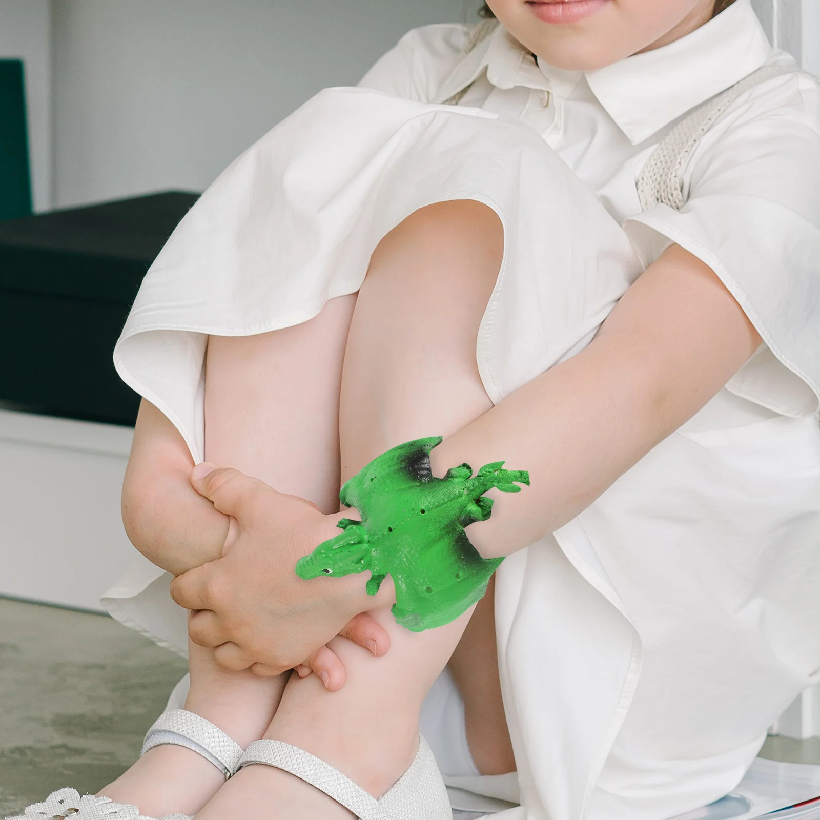 Cartoon Animal Snap Wrist Bracelet Adjustable Comfortable Soft Kids Party Favors Jungle Theme Slap Bands Animal Pattern Wrist