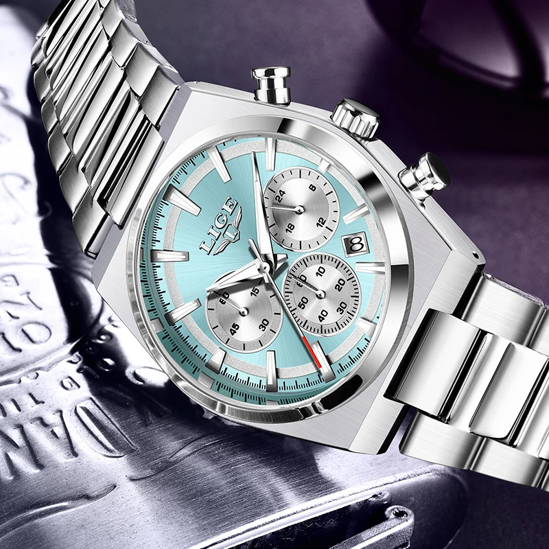 Jam Tangan Pria Mewah LIGE 202 - Luxury Watch Omega ulasan dan harga