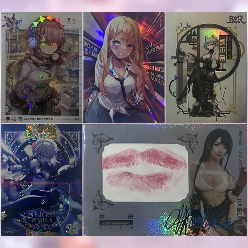 Anime Goddess Story SP SZR SSP EX Card Ram Kitagawa Marin Nakano Miku Collectible Cards Christmas Birthday Gifts Children's Toys