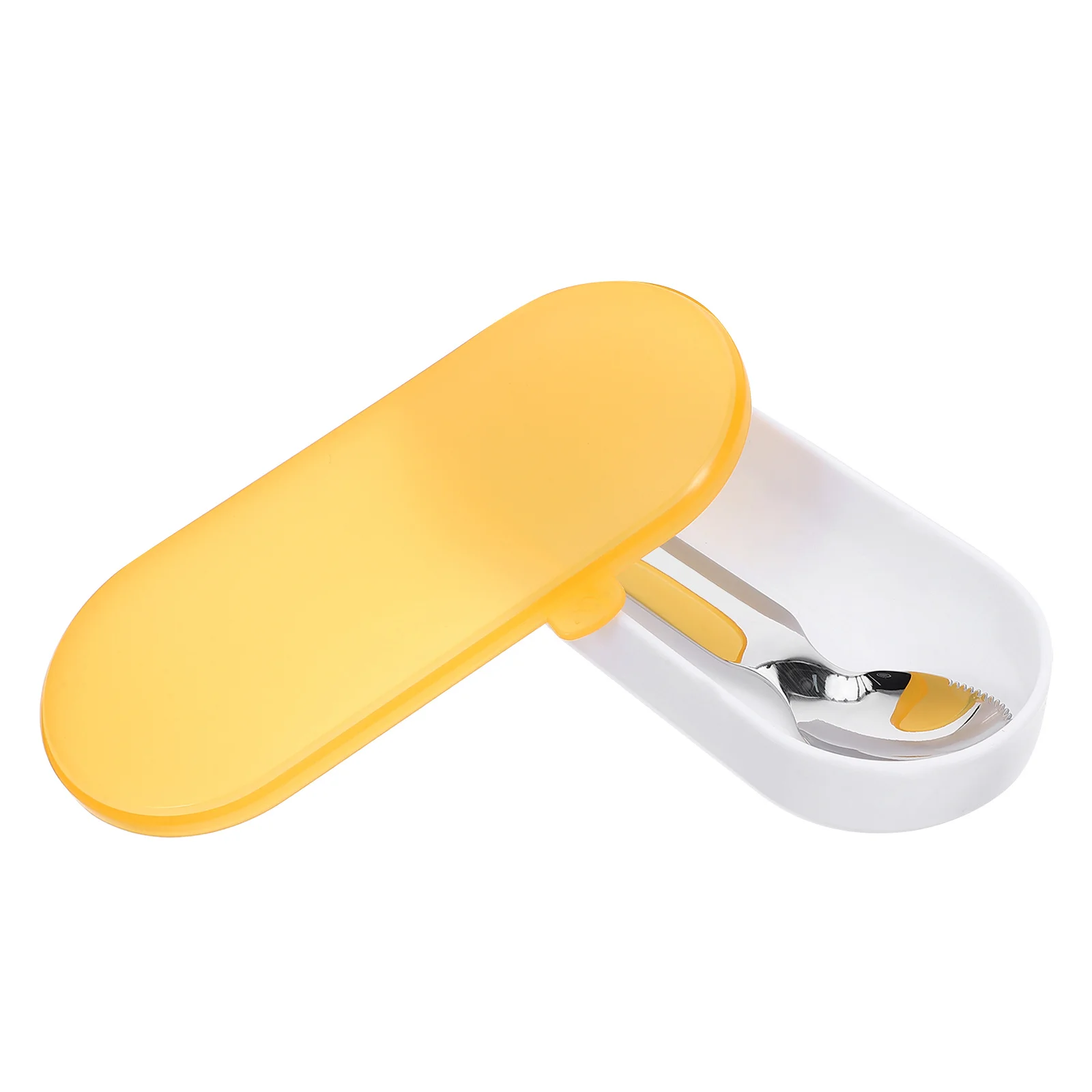 

Baby Feeder Spoon Stainless Steel Set Fruit Puree Scraping Ergonomic Grip Portable Child Tableware Infant Food Preparation