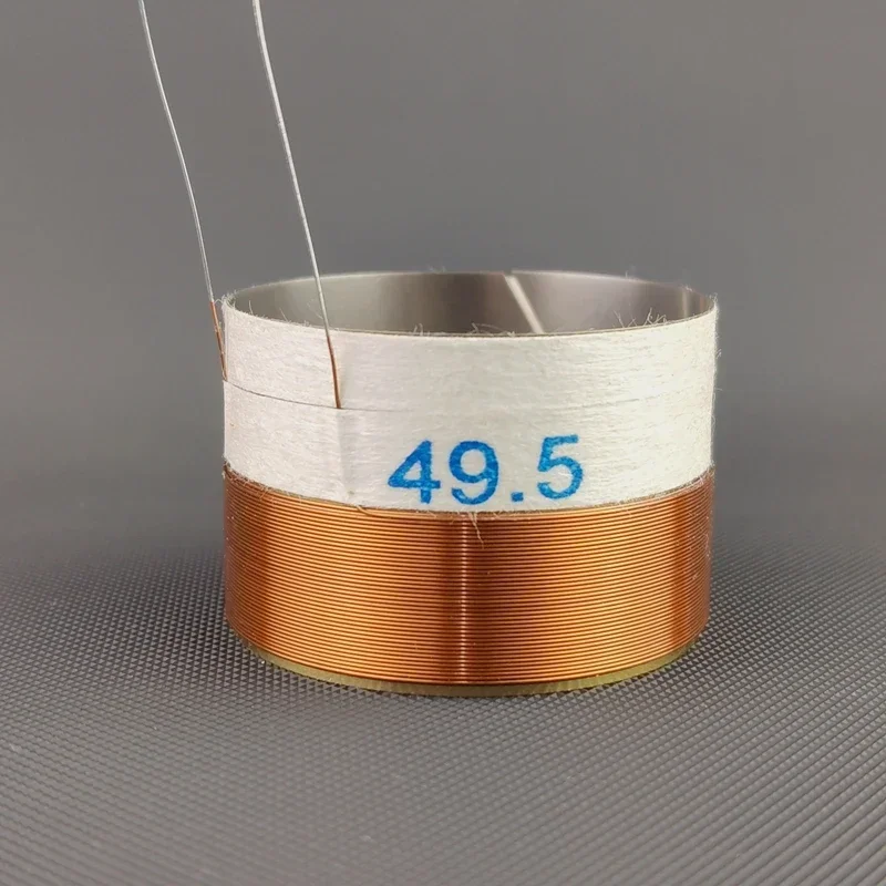 1pcs 49.5mm Bass Voice Coil  Two Layers Titanium Skeleton 8OHM For 8