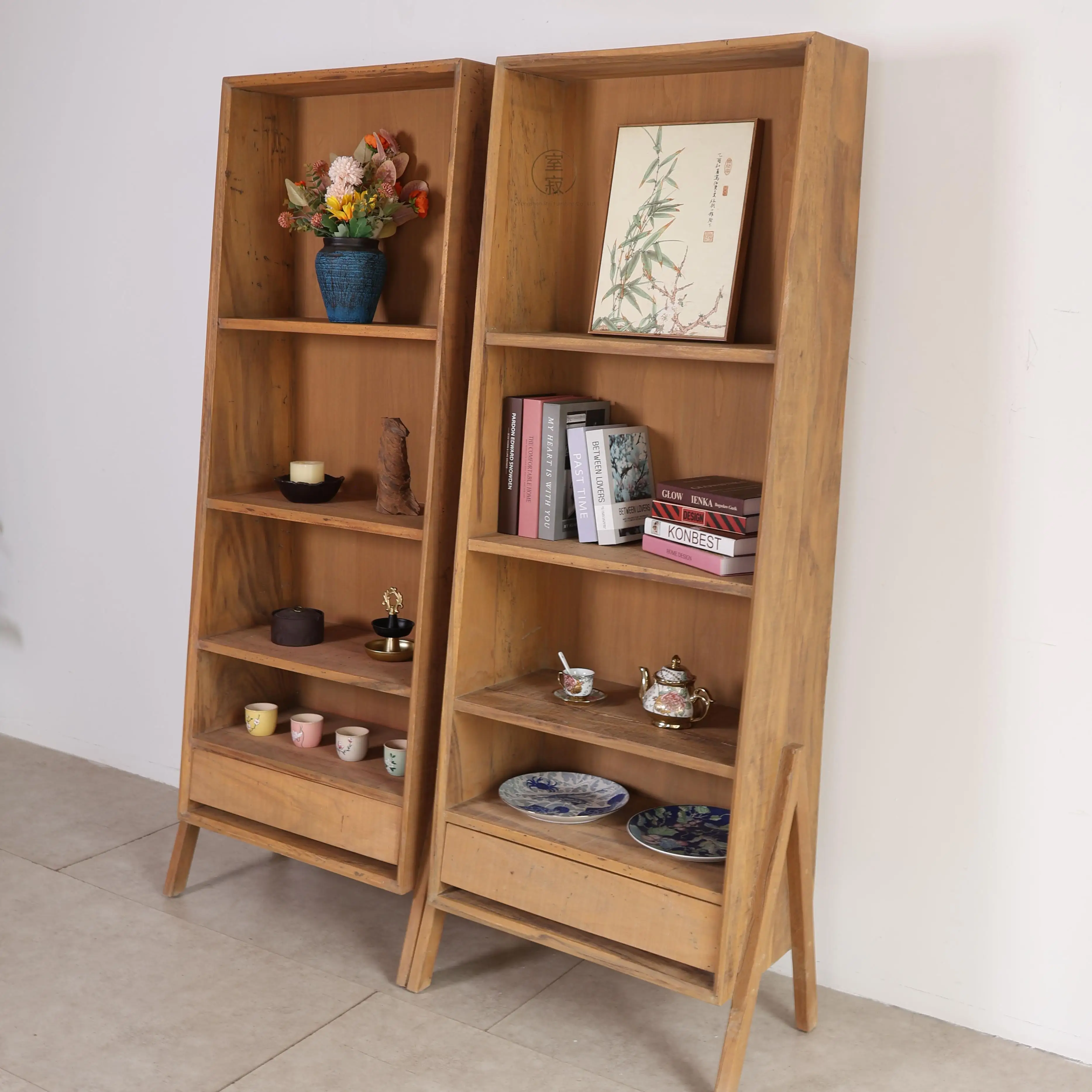 

#d% Wabi-Sabi Simplicity Solid Wood Storage Cabinet Bedroom Storage Cabinet Drawer Cabinet Dining Side Shelves