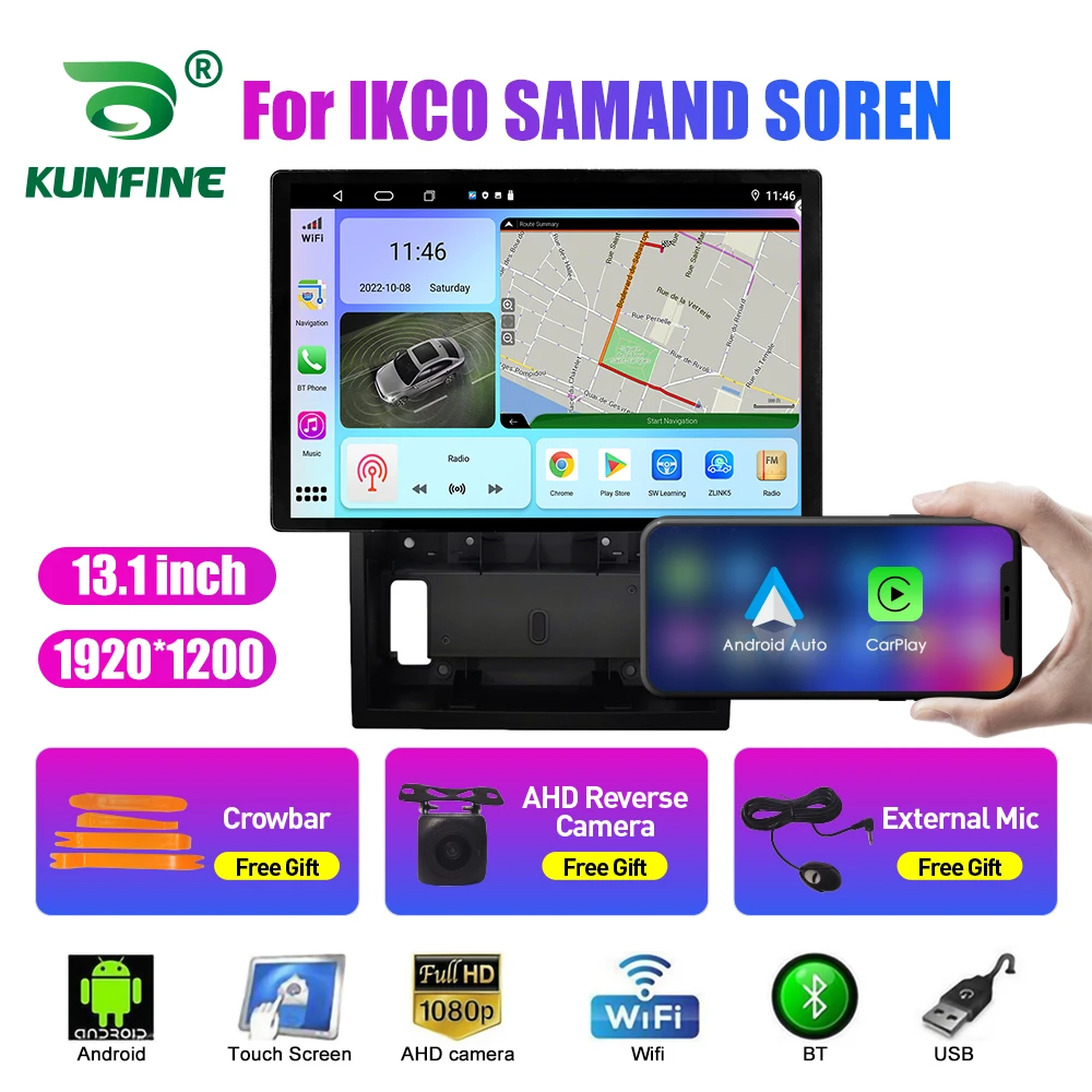 

13.1 inch Car Radio For IKCO SAMAND SOREN Car DVD GPS Navigation Stereo Carplay 2 Din Central Multimedia Android Auto
