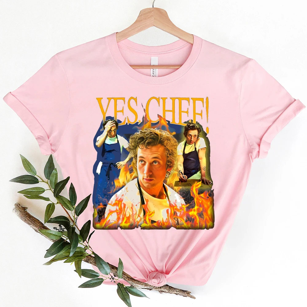 YES CHEF! T-Shirt TV Show Women's Clothing Tee Richie Gift Original Beef Berf Chicagoland Bear T-Shirts Homage Women Clothes Tee