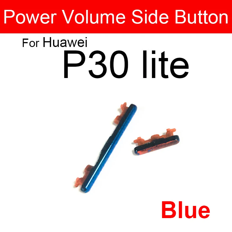 Power Volume Side Button For Huawei P30 P30Pro P30 Lite 2020 Up Down Audio Control Side Keys For Huawei P30pro P30lite Parts