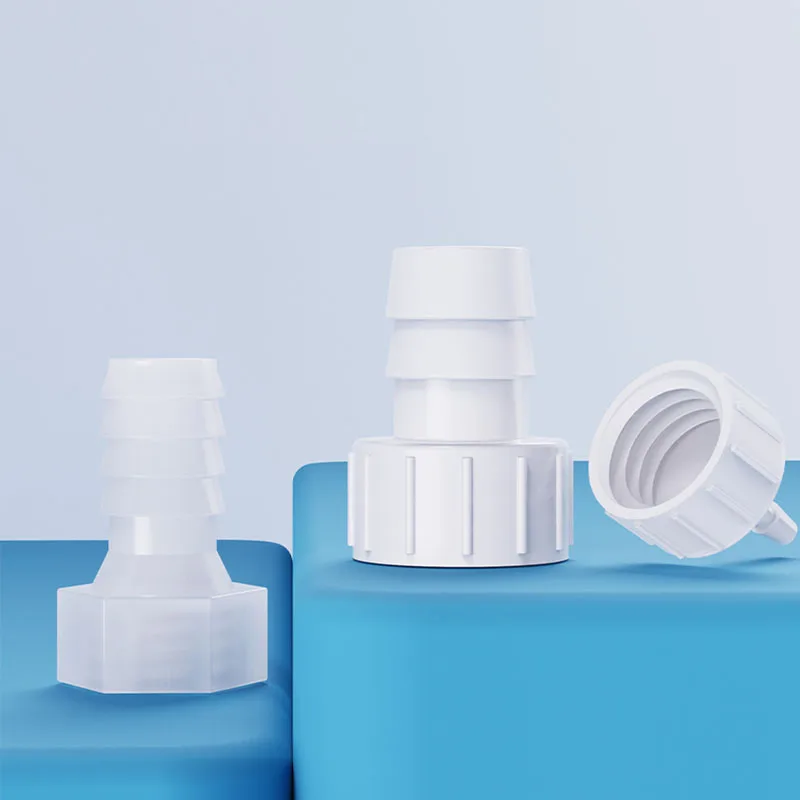 1/2/3/4/6 Point Plastic Barbed Female Thread Fitting | Leakproof Quick Connector for Water/Air/Oil Hose | Multi-Size Kit