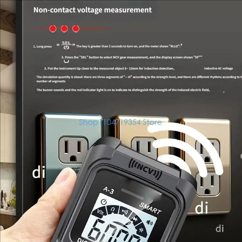 0XLD Advanced Digital Multimeter High Accuracy Voltmeter for Business & Home Use