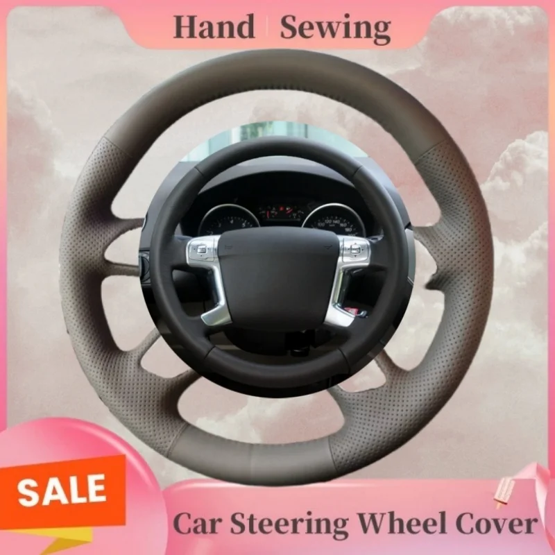 

Genuine Leather Protect The Original From Wear And Tear Steering Wheel Cover For Ford Mondeo 07-14 Galaxy 06-15 S-Max 06-14