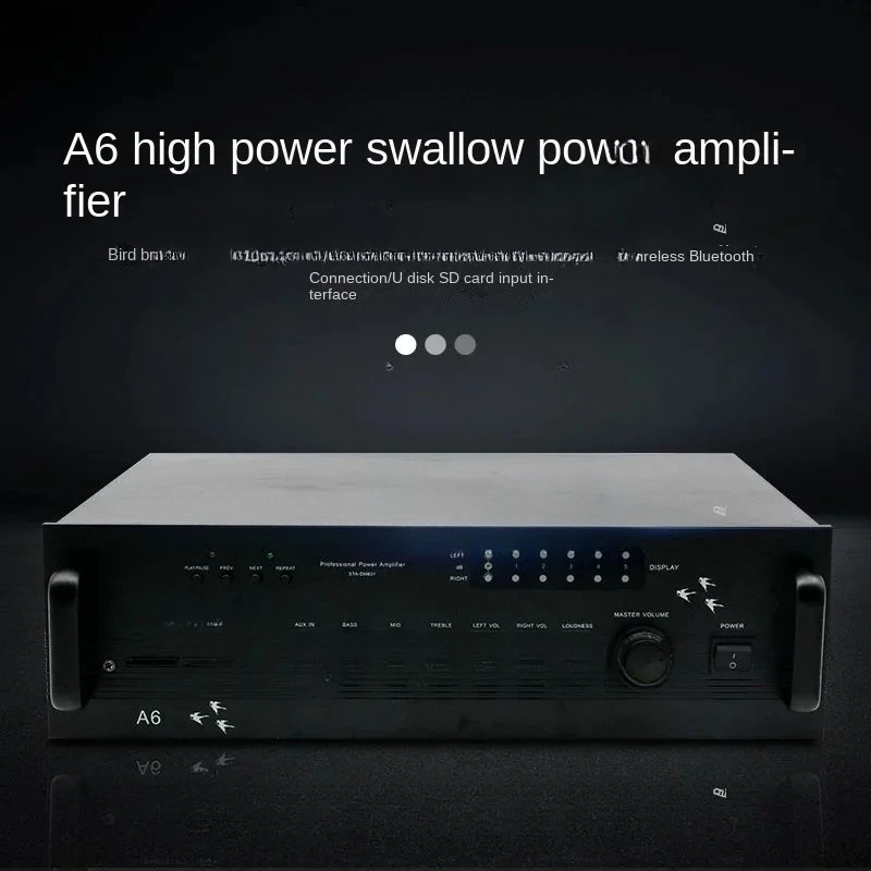 Bird House Swallow House Special Amplifier, Bird Nest Breeding Guide, Internal and External Sound Amplifier, A6