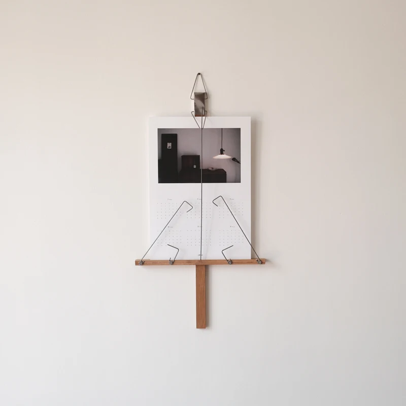 

Teak decorative calendar hanger