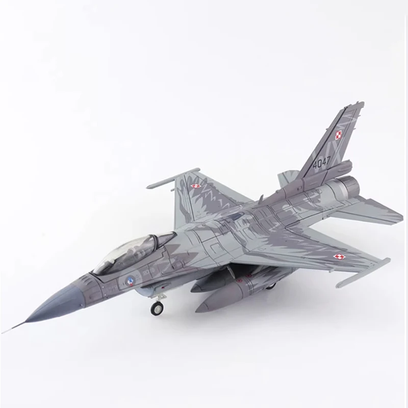 Diecast 1:72 Scale HA3886 Polish Air Force F-16 fighter alloy finished model Static Decoration Souvenir Gifts For Adult Boy