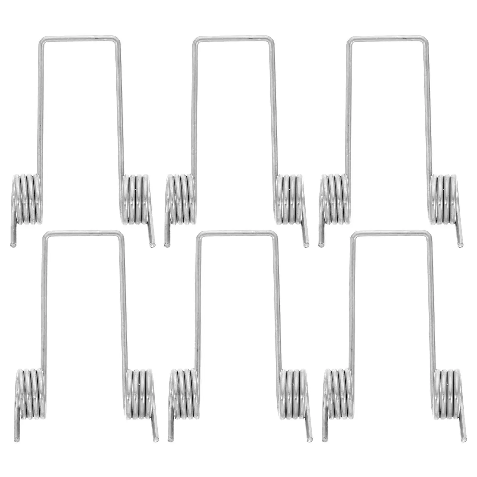 Strumenti di riparazione a forma di V per apri coperchio in acciaio inossidabile a molla per pattumiera da 10 pezzi per lanciare il coperchio del bidone superiore facile