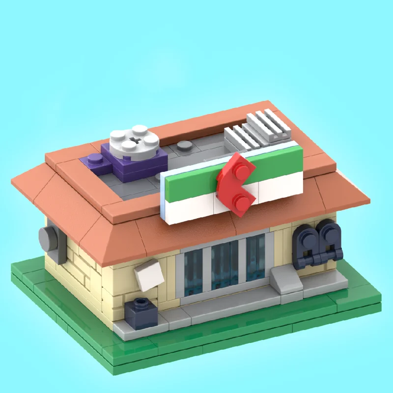 บล็อกตัวต่อแบบประกอบเอง รุ่นบ้าน/ร้าน/อพาร์ทเมนต์ยอดนิยม ของเล่นเสริมทักษะ ชุดประกอบ DIY ของขวัญวันหยุด