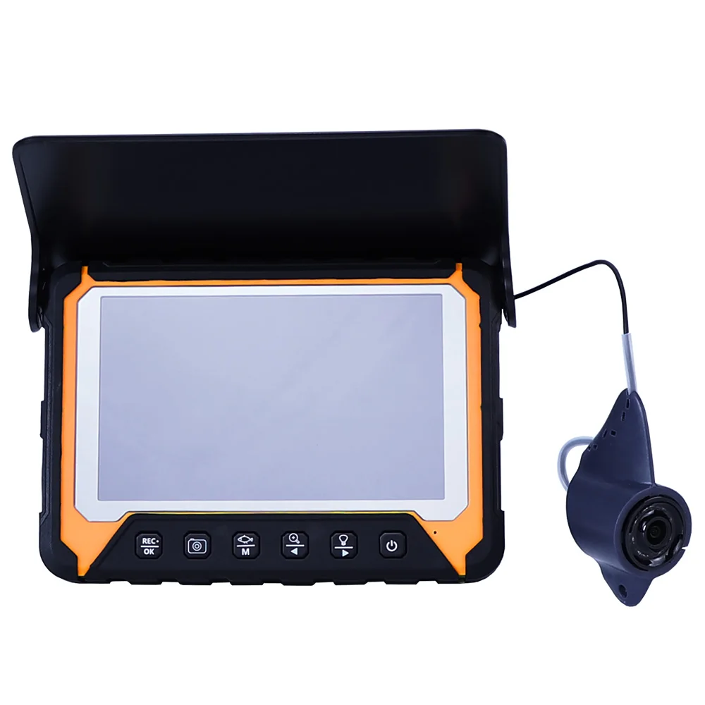 5 Inch IPS Visual Fishing Camera With Recording And Alarm Functions 8 IR Night Vision Fish Finder For Ice/ Lake Fishing\'s Gift