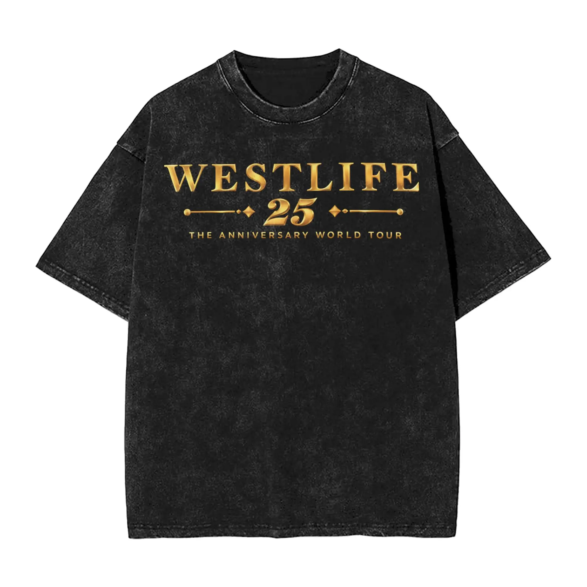 Westlife 25th Anniversary Tour 2026 T Shirt Beach  Streetwear T Shirts Cotton Harajuku Tshirt For Men Short Sleeve