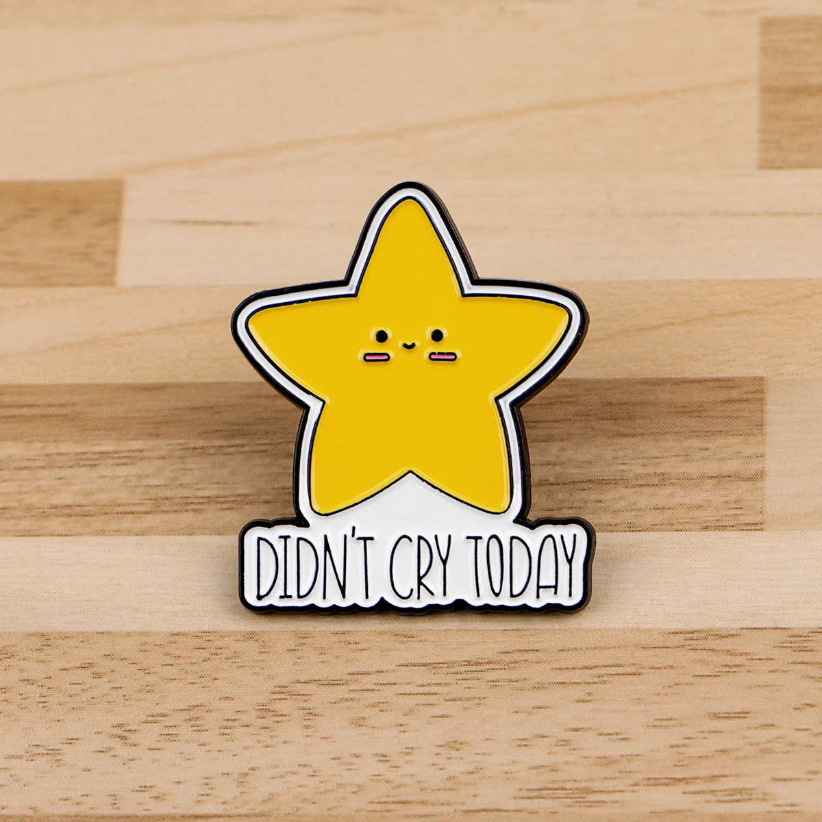 Funny Self Care Stars Enamel Pin Cute Motivational Quote Brooch for Backpacks Hats Unique Gift for Friends Fashion Jewelry view 3