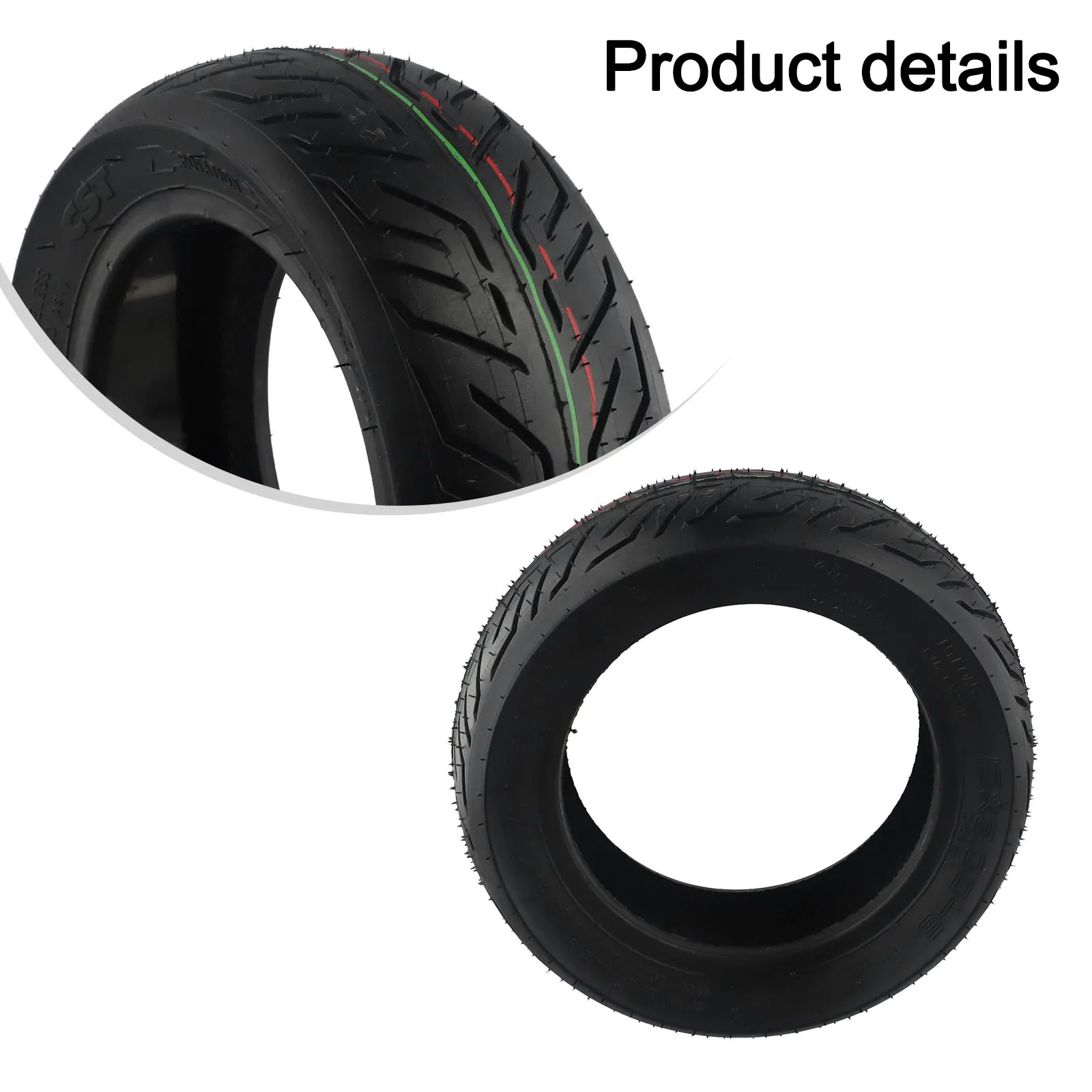 Scooter Tire Replacement Self-healing Tyre Balanced Design Easy To Install Not Easy Broken For Dragon Cyclone Pro