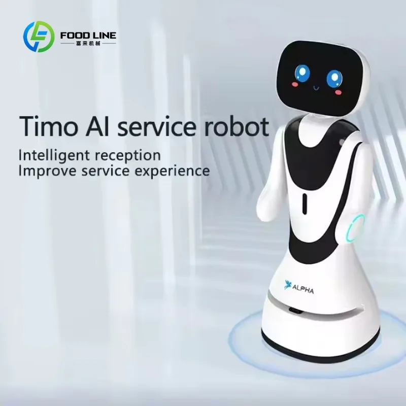 AI 리셉션 웰컴 로봇 채팅봇 프론트 데스크 상호작용 상업용 배송 로봇 고객 상호작용용