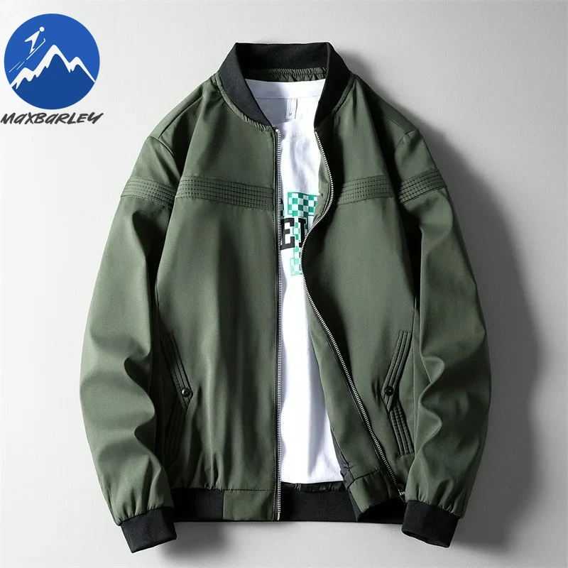 Maxbarley Premium Jacket Classic Baseball Collar Explorer Coat Loose Hiking Multi Functional Windproof Comfortable Gorpcore Wear