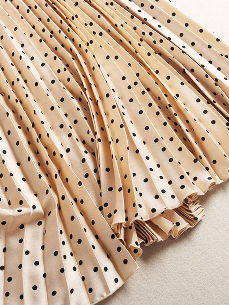 Gonne a pieghe Donna Primavera Autunno Gonna a vita alta Stampa Gonne longuette Gonna di velluto da donna Maxi gonne lunghe Femme Faldas Mujer