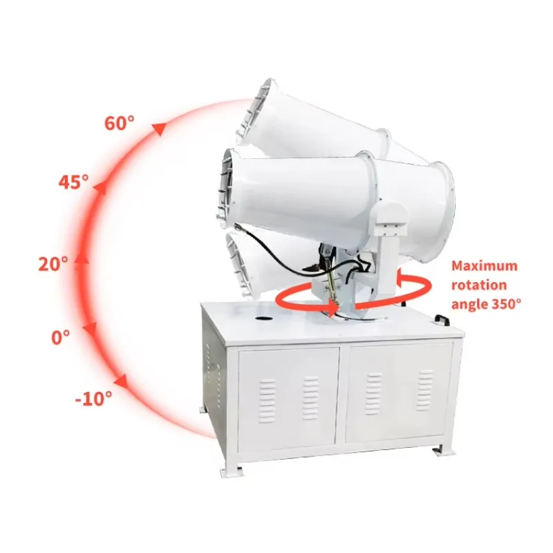 Automatic Oscillating Fog Cannon Machine for Large Area Air Purification and Cooling