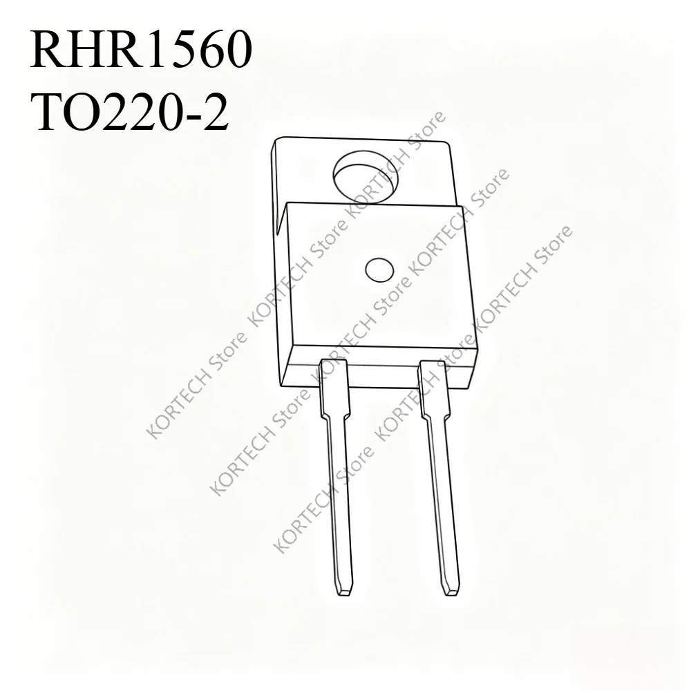 10PCS/Lot Original RHRP1560 RHR1560 TO220-2 Fast Recovery Diode 15A 600V Best Quality