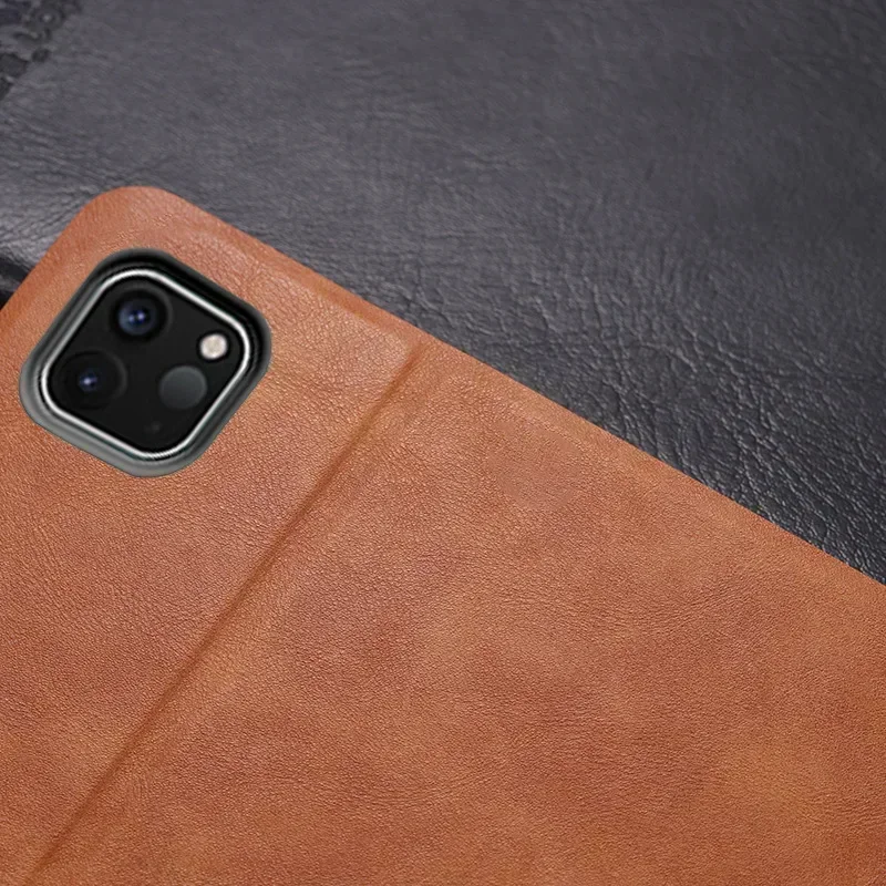 Sarung Tablet kulit, sarung Tablet sederhana warna polos untuk Ipad 9 8th 7th 10.2 gaya buku pelindung berdiri untuk Ipad 10th Air 5 4 10.9 Mini 6 3 2 Pro 11