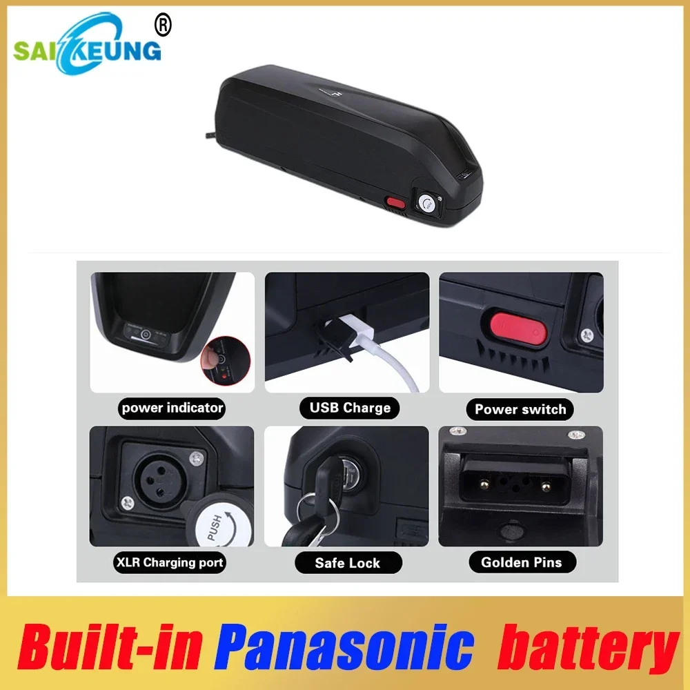 Hailong 48v 60v 72v E Bike Akku 20ah13ah 50ah 30ah 40ah 60ahLithium Battery 36v 52v Electric Bicycle S07-b Ebike 2000w Motor