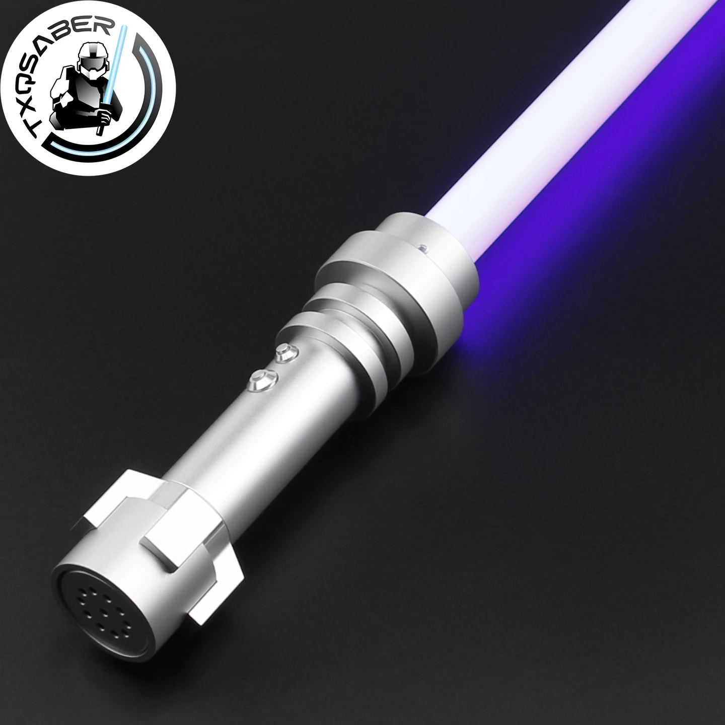 

TXQSABER Lightsaber Pixel RGB Jedi Heavy Dueling Sword Laser Smooth Swing FOC Metal Hilt Lightsabers for Adult Cosplay Toys