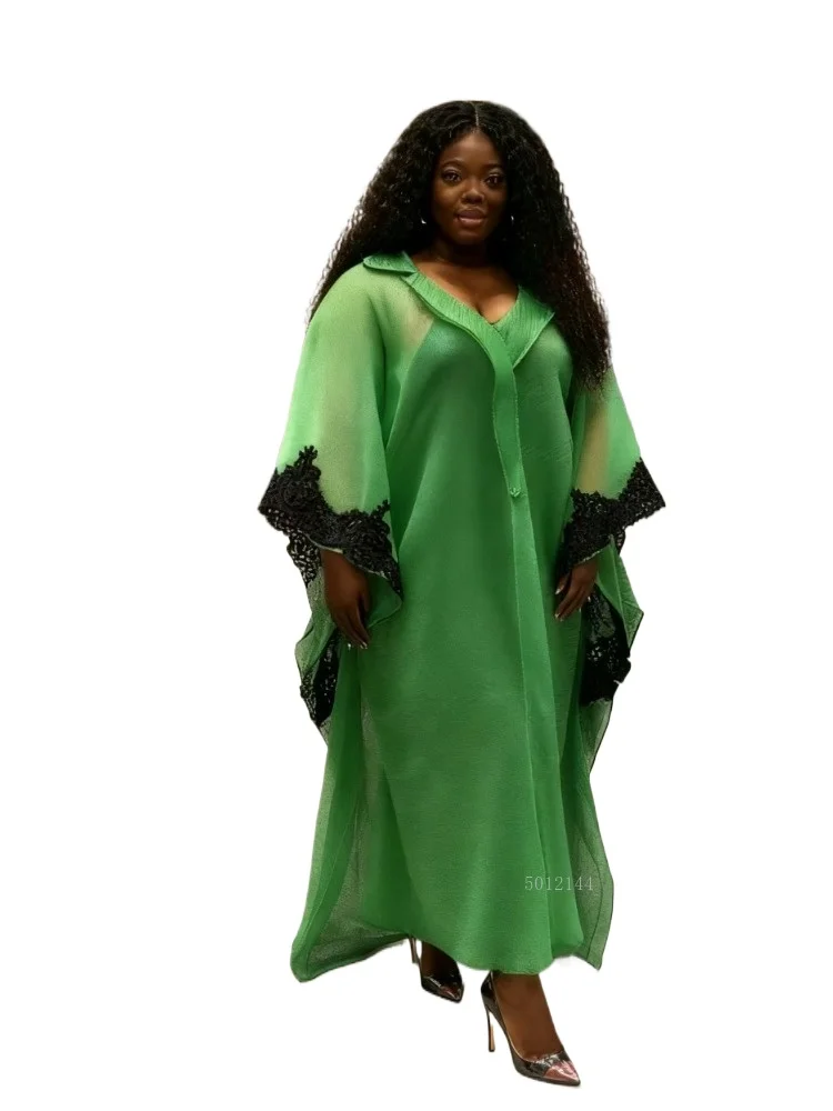 

2PCS Spring Autumn New African Dresses For Women Vetement Femme Dashiki Abaya Maxi Dress Africa Clothes Dashiki Ankara Dresses