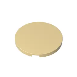 Gobricks GDS-21071 10PCS Tile Round 4x4 Exclusive Bricks Parts Assembles Particles For Building Blocks DIY Educational Toys Gift