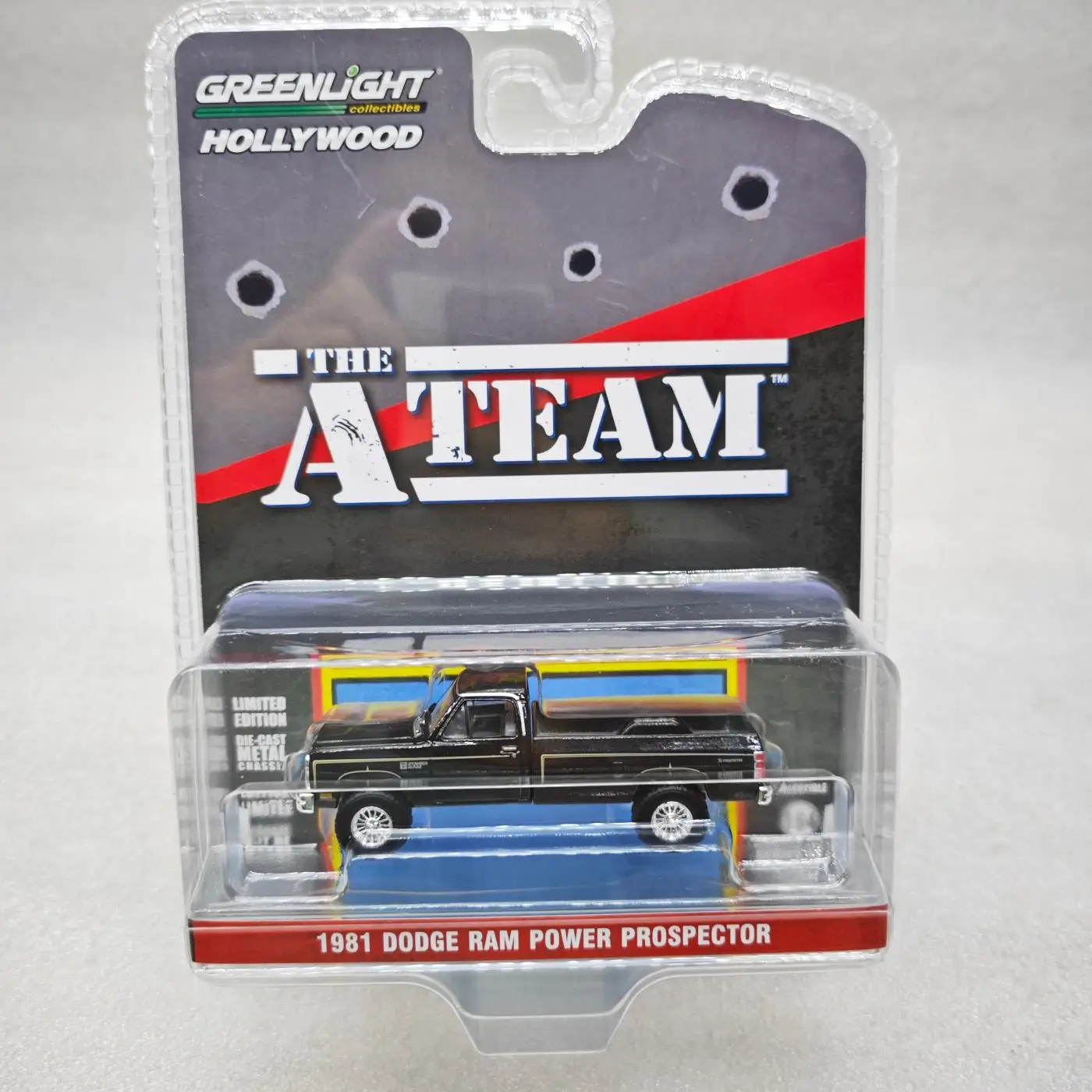 

GreenLight 1:64 Hollywood Series 43 The A-Team -1981 Dodge Powered Ram Prospector Diecast Alloy Car Model Collectible