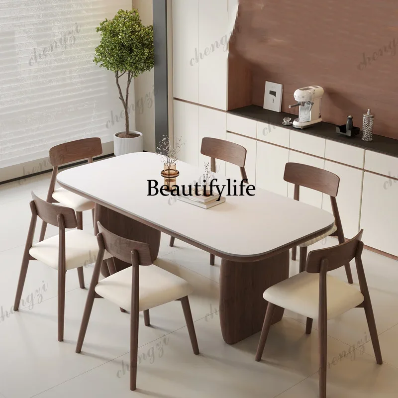 Modern Trendy Table Premium Versatile Exquisite Beauty Dining Table Simple Trendy Tavolo Rotondo Pranzo Dining Room Furnitu